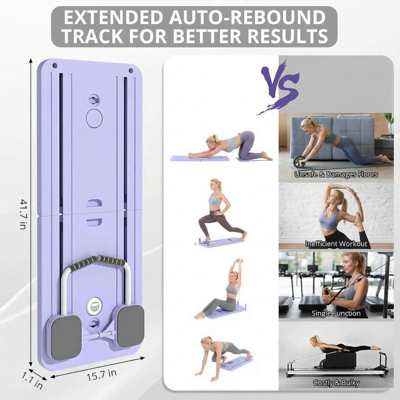 Elite Home Pilates Reformer Station | 7-in-1 Portable Studio for Sculpting & Strength